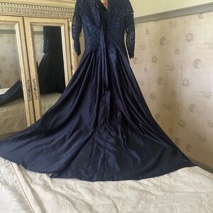 Blue gown